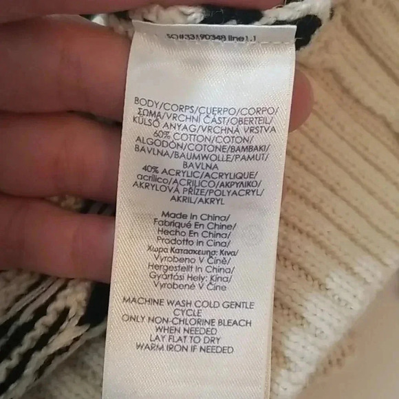 {Chaps} 🆕️ PLUS SIZE Fairisle Sweater - Picture 8 of 9